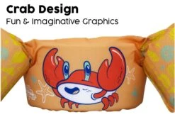 Kids Puddle Jumper Swim Vest With Armbands – Crab -Bestway Sale childrens swim vest