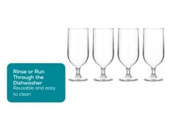 Lay-z Spa Hot Tub Beer/Cocktail Glasses -Bestway Sale clear plastic beer glasses