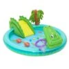 Crocodile Cove Inflatable Paddling Pool With Play Centre -Bestway Sale crocodileinteractivepool