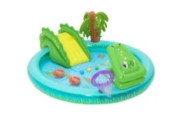 Crocodile Cove Inflatable Paddling Pool With Play Centre -Bestway Sale crocodileplaycenter