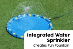 Fetchin' Fun Dog Sprinkler Splash Pad -Bestway Sale dog paddling pool
