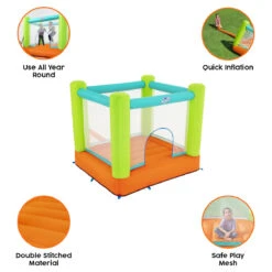 Bestway H2OGO! Kids Inflatable Jump And Soar Bouncy Castle -Bestway Sale feature callout 1
