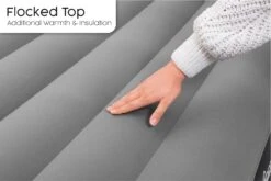 Tritech Air Mattress Twin Built-in AC Pump -Bestway Sale flocked single airbed