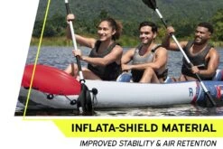 Hydro-Force 3 Person Inflatable Kayak Set - Rapid X3 -Bestway Sale hydro force kayak inflatable