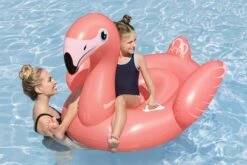 Inflatable Fancy Flamingo Pool Float -Bestway Sale inflatable flamingo swimming pool floatie
