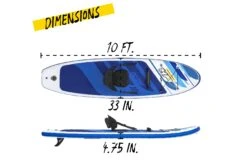Hydro-Force 10ft Inflatable Paddle Board/ Kayak Set - Oceana -Bestway Sale inflatable paddleboard oceana