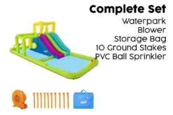 Bestway H2OGO! Splash Course Mega Inflatable Water Park 20 Bestway H2OGO! Splash Course Mega Inflatable Water Park -Bestway Sale inflatable water park for kids complete set