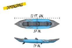 Hydro-Force™ Surge Elite™ 2 Person Inflatable Kayak Complete Set -Bestway Sale kayak for 2 surge elite
