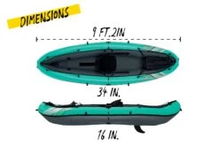 Hydro-force 1 Person Inflatable Kayak Complete Set - Ventura -Bestway Sale kayak inflatable ventura
