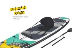 Hydro-Force 10ft Inflatable Paddle Board/ Kayak Set - Aqua Wander -Bestway Sale paddle board kayak seat