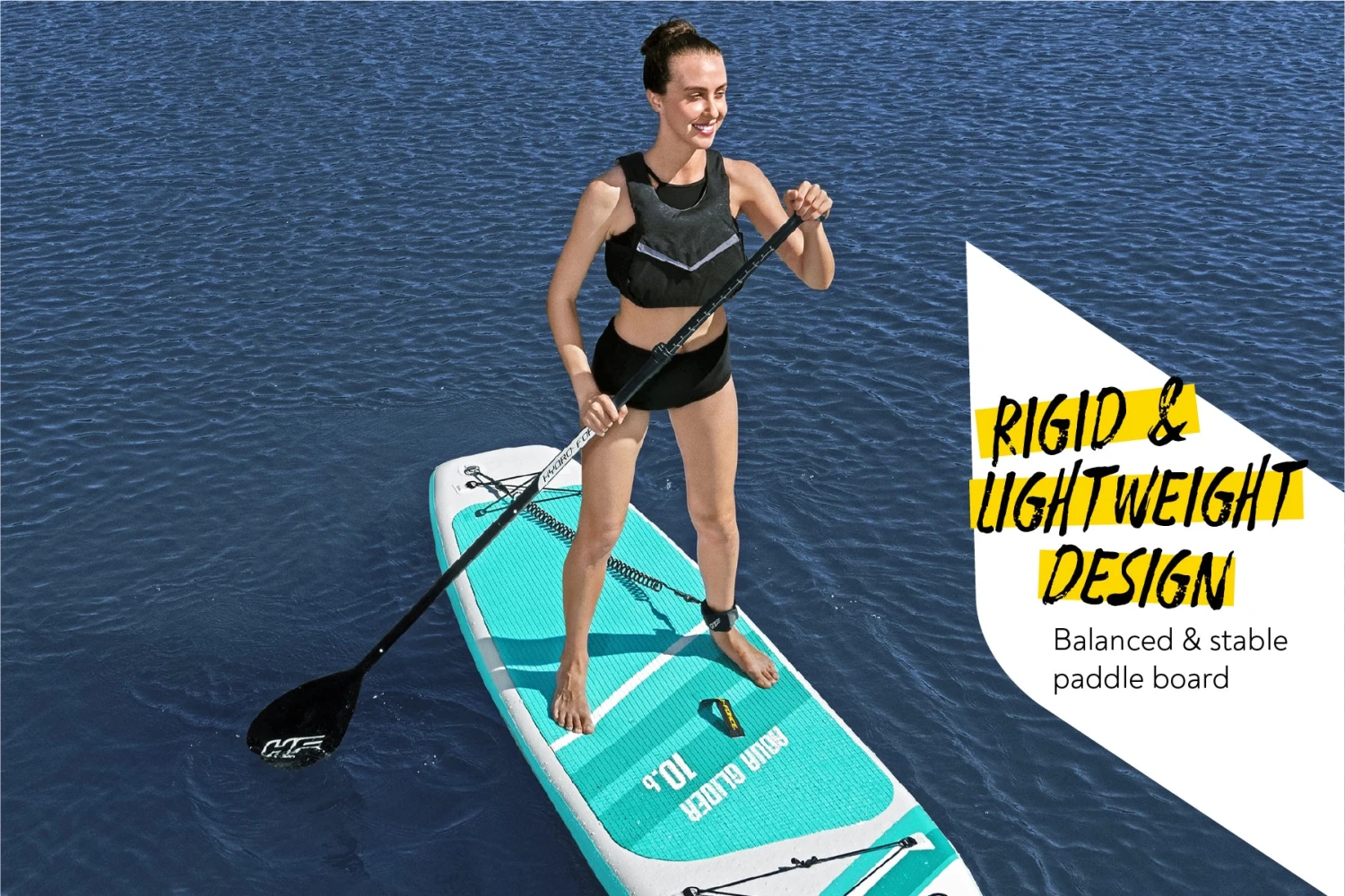 Hydro-Force 10ft 6" Inflatable Paddle Board SUP Set - Aqua Glider 7 Hydro-Force 10ft 6" Inflatable Paddle Board SUP Set - Aqua Glider - Image 5