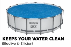 Bestway 16/18ft Solar Pool Cover For Steel Pro Max Above Ground Pool -Bestway Sale pool cover for bestway pools