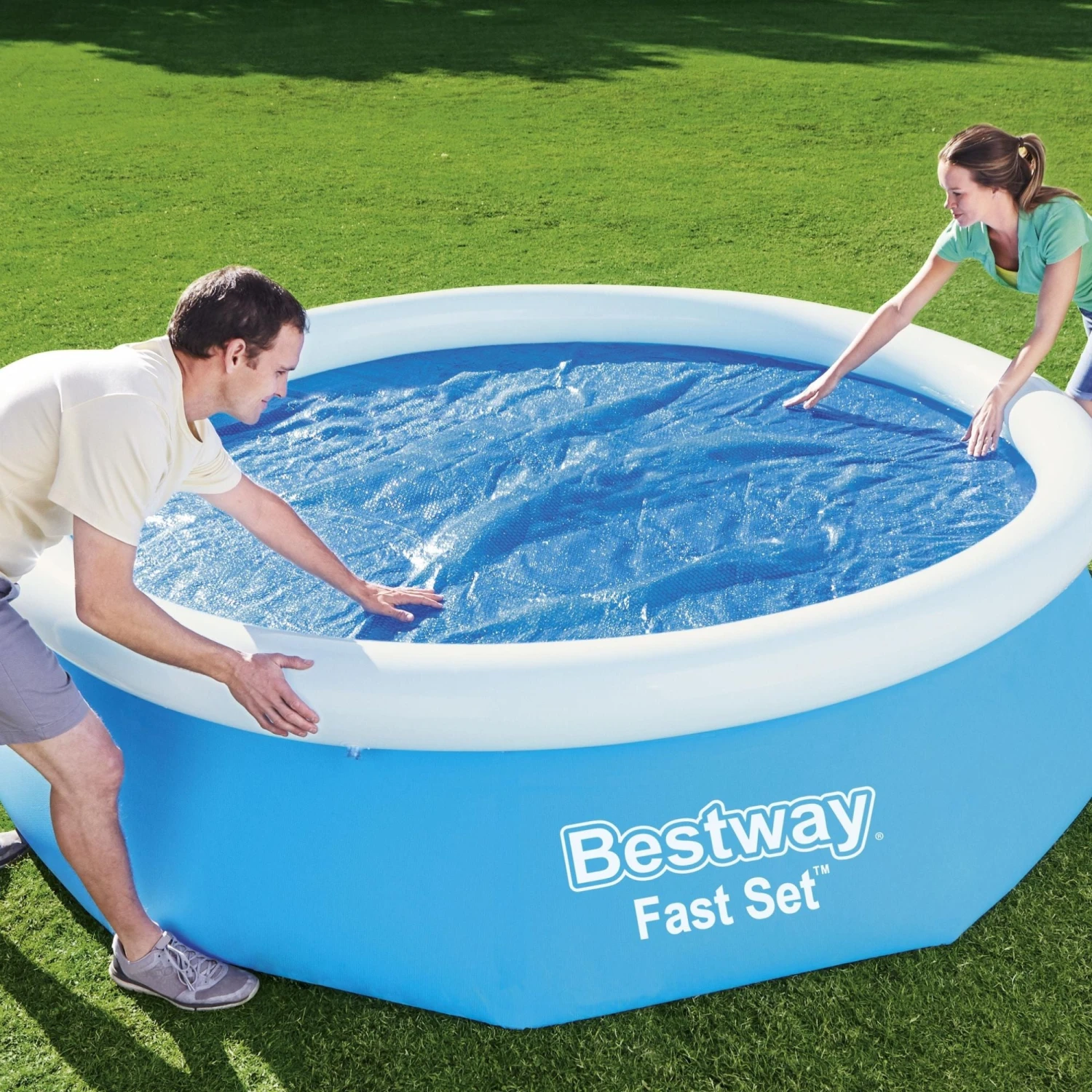 Bestway 10ft Solar Pool Cover For Steel Pro Max Above Ground Pool 4 Bestway 10ft Solar Pool Cover For Steel Pro Max Above Ground Pool - Image 2