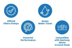 Bestway 530gal Pool Filter Pump For Above Ground Pools -Bestway Sale pump water filter 530gal