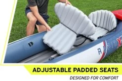 Hydro-force 2 Person Inflatable Kayak Set - Rapid X2 -Bestway Sale rapid inflatable kayaks red