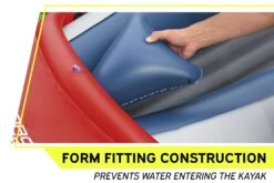 Hydro-force 2 Person Inflatable Kayak Set - Rapid X2 -Bestway Sale rapid kayak inflatable red