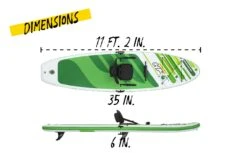 Hydro-Force 11ft2" Inflatable Paddle Board/Kayak Set - Freesoul Tech -Bestway Sale river paddle board freesoul