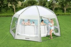 Bestway Round Pool Dome, Shelter For Swimming Pool And Hot Tub Spas -Bestway Sale roundpooldome 69f75b2c c85b 4ed3 9b3a 625f85624db3