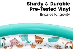 Bestway 40" Safari Themed Kids Inflatable Paddling Pool -Bestway Sale safari inflatable kiddie pool