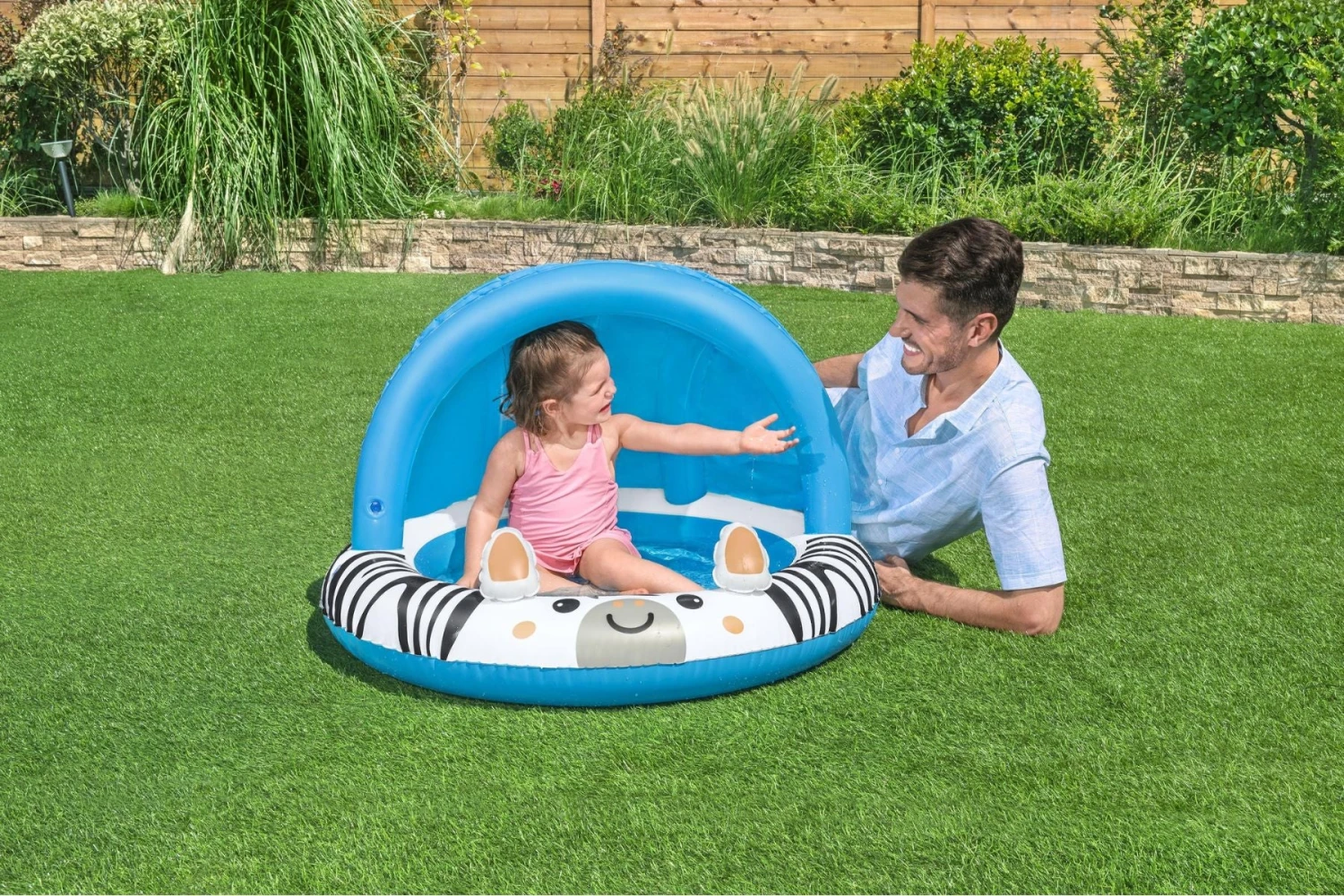 Bestway Safari Sun Shaded Inflatable Paddling Pool 7 Bestway Safari Sun Shaded Inflatable Paddling Pool - Image 5