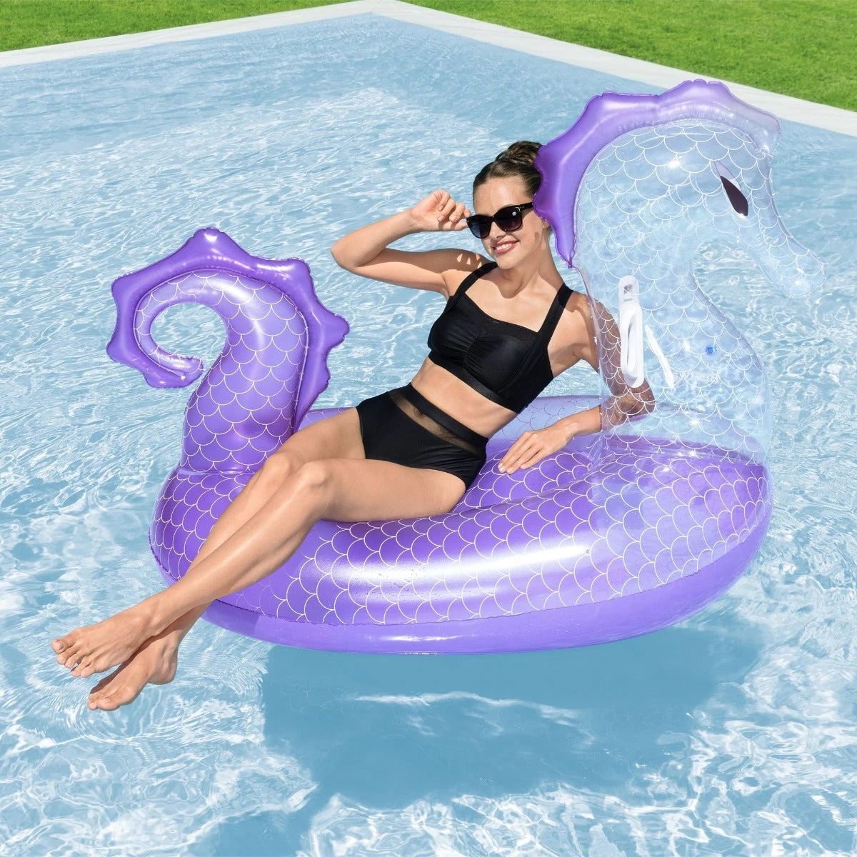 Bestway Inflatable Royal Seahorse Pool Float 4 Bestway Inflatable Royal Seahorse Pool Float - Image 2