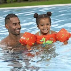 Kids Inflatable Swim Vest With Armbands – Monster -Bestway Sale seamonsterswimmingvest