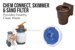 Bestway 18ft X 52in Wood Print Round Hydrium Steel Above Ground Pool Set -Bestway Sale semi above ground pool