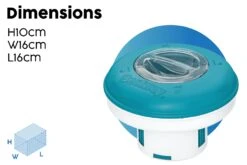Pool & Hot Tub Chlorine Dispenser 6.5” Chemical Dispenser 19 Pool & Hot Tub Chlorine Dispenser 6.5” Chemical Dispenser -Bestway Sale small chemical floater