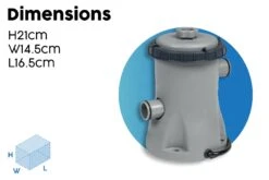 Bestway 330gal Pool Filter Pump For Above Ground Pools -Bestway Sale small filter pump 330gal