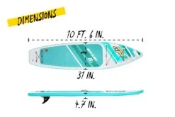 Hydro-Force 10ft 6" Inflatable Paddle Board SUP Set - Aqua Glider 19 Hydro-Force 10ft 6" Inflatable Paddle Board SUP Set - Aqua Glider -Bestway Sale standing surfboard aqua glider