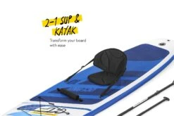 Hydro-Force 10ft Inflatable Paddle Board/ Kayak Set - Oceana -Bestway Sale sup board oceana