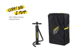 Hydro-Force 10ft Inflatable Paddle Board/ Kayak Set - Aqua Wander -Bestway Sale sup boarding pump aqua wander