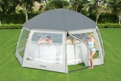 Bestway Round Pool Dome, Shelter For Swimming Pool And Hot Tub Spas -Bestway Sale swimmingpoolenclosures 430ffac0 4aed 4ca8 8bb3 eb9df9e73dd7