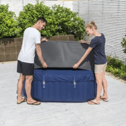 Lay-z Spa Square Thermal Hot Tub Cover - Large 201cm X 85cm -Bestway Sale thermalcoversquarehover 81bd03be 989a 40dc ba87 87a4ff83123d