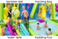 Bestway H2OGO! Splash Course Mega Inflatable Water Park 19 Bestway H2OGO! Splash Course Mega Inflatable Water Park -Bestway Sale water slip slide for kids all ages