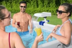 Bestway Flowclear Soothing LED Waterfall, Above Ground Pool Accessory -Bestway Sale waterfall pool feature