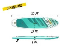 Hydro-Force 10ft Inflatable Paddle Board SUP Set - HuaKa'i 19 Hydro-Force 10ft Inflatable Paddle Board SUP Set - HuaKa'i -Bestway Sale white water sup